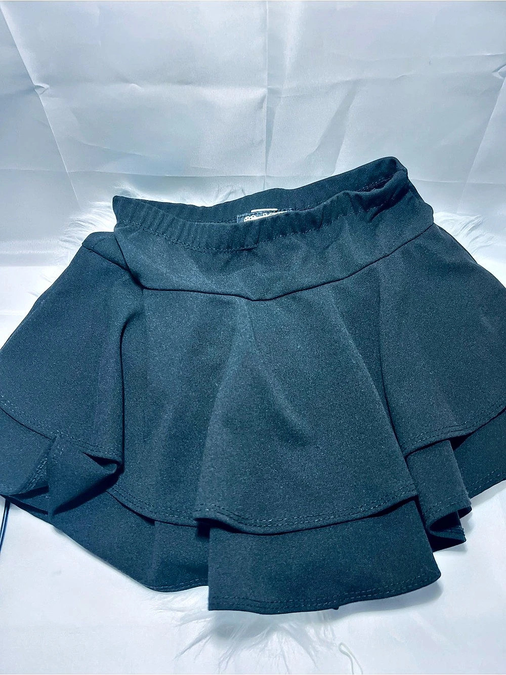 Love Nation Layered Mini Skirt in Black Size Medium Like New